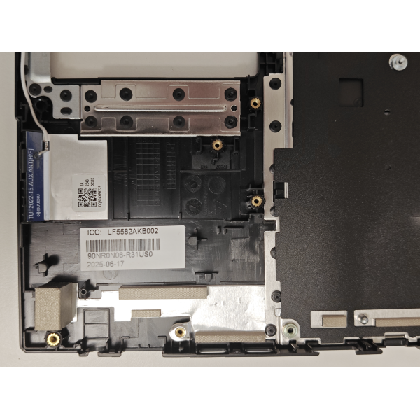 Carcasa superioara cu tastatura palmrest Laptop Gaming, Asus, TUF F16 FX607V, FX607VB, FX607VJ, FX607VU, 90NR0N06-R31US0, FX607VU-3A, iluminata, RGB, neagra, layout US
