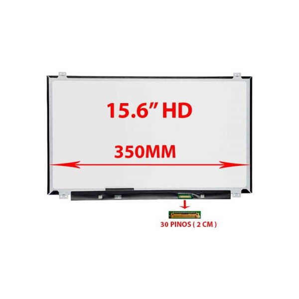 Display compatibil Laptop, InnoLux, N156BGA-EA3 Rev.C1, N156BGA-EA3 Rev.C2, N156BGA-EA3, 15.6 inch, rezolutie HD, 1366x768, nano edge, 350mm latime, prinderi sus si jos, 60Hz, 30 pini