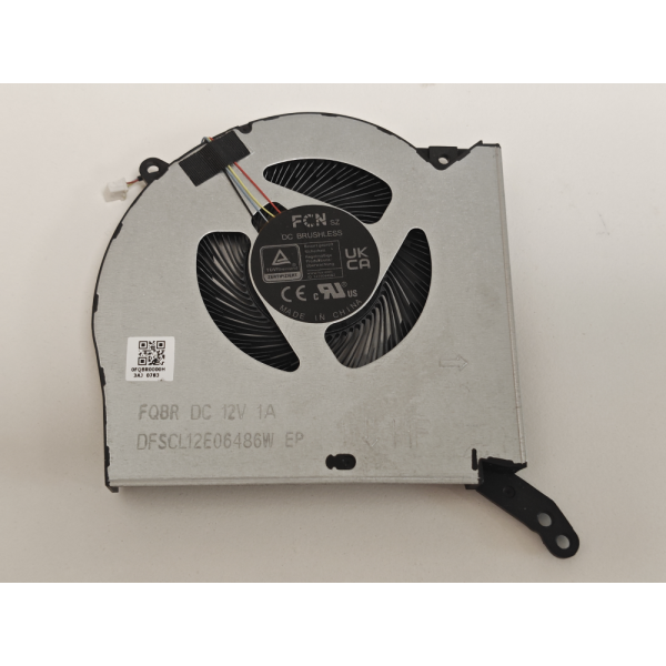 Cooler procesor Laptop Gaming, Lenovo, Legion 7 16IRX8 Type 82WR, 5H40S20805, DFSCL12E06486W-FQBR, 0FQBR0000H, 12V, 1A, CPU