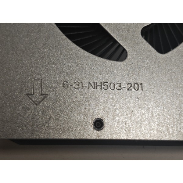 Cooler placa video Laptop Gaming, Clevo, FP15, 6-31-NH503-201, DFS5M325063B1N-FLHJ, 5V, 0.5A, GPU