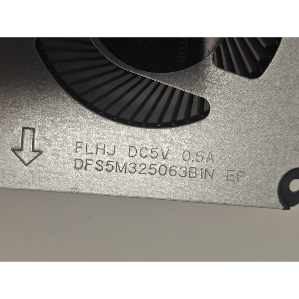 Cooler placa video Laptop Gaming, Clevo, FP15, 6-31-NH503-201, DFS5M325063B1N-FLHJ, 5V, 0.5A, GPU