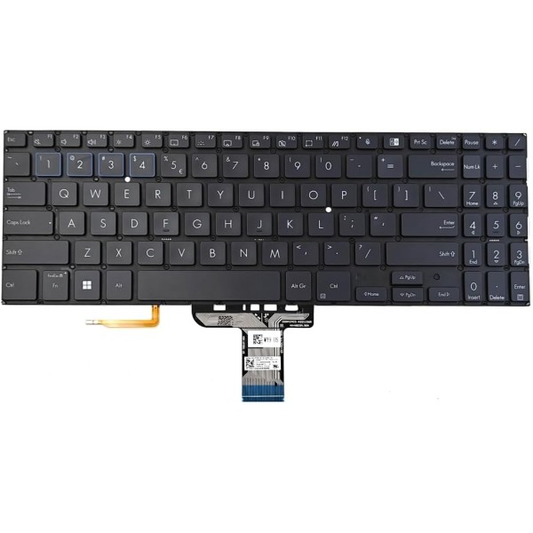 Tastatura Laptop, Asus, ExpertBook L1 L1501C, L1501CDA, iluminata, neagra, layout US