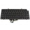Tastatura Laptop 2-in-1, Dell, Latitude 3340, P168G, P168G001, (an 2023), RW20C, 0RW20C, iluminata, gri inchis, layout US