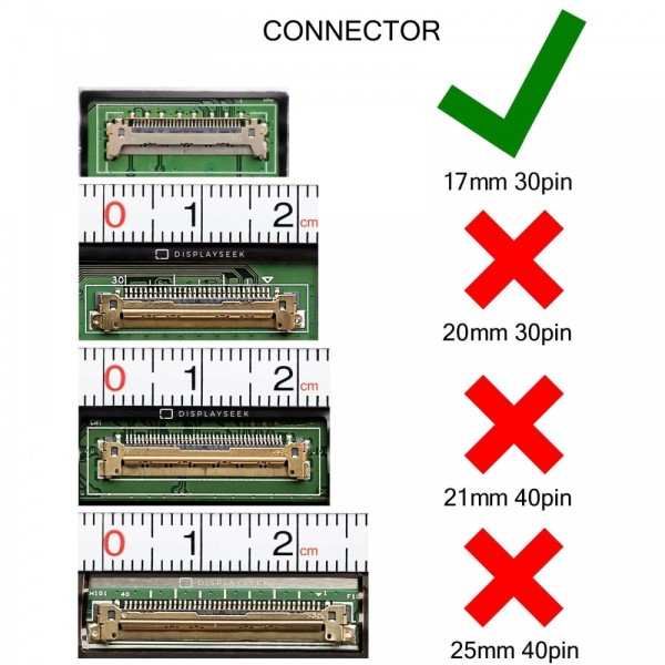 Display Laptop, Dell, 16 Plus DB16255, P137F, P137F002, X5PJF, 0X5PJF, NV160WUM-N4B, 16.0 inch, Rezolutie FHD+, 1920x1200, conector 17mm, non touch, 60Hz, 30 pini