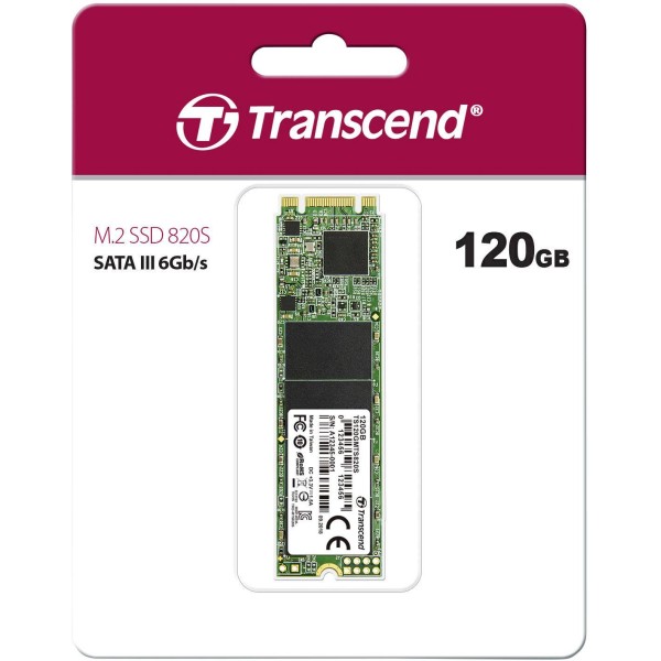 SSD Transcend 820S, 120GB, M.2 2280, SATA3, G6Gb/s, TLC, R/W 550/500 MB/s