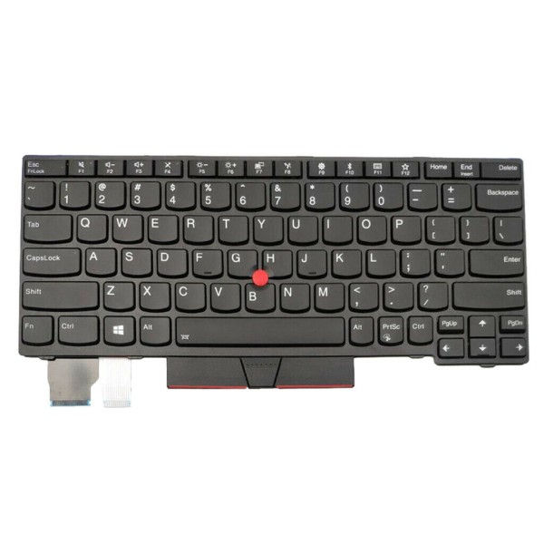 Tastatura Laptop, Lenovo, ThinkPad X13 Gen 1 Type 20T2, 20T3, 20UF, 20UG, iluminata, neagra, layout US