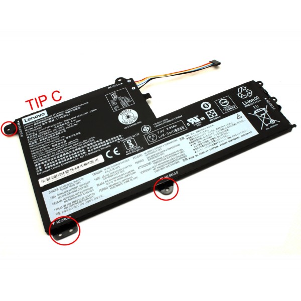 Bateire Laptop, Lenovo, L15M3PB0, L15L3PB0, L15C3PB1, L15L2PB1, L15C2PB1, L15M2PB1, 5B10M50528, 5B10M49826, 5B10M49824, 5B10M49821, 5B10M50524, 5B10M50525, 11.4V, 4510mAh, 52.5Wh