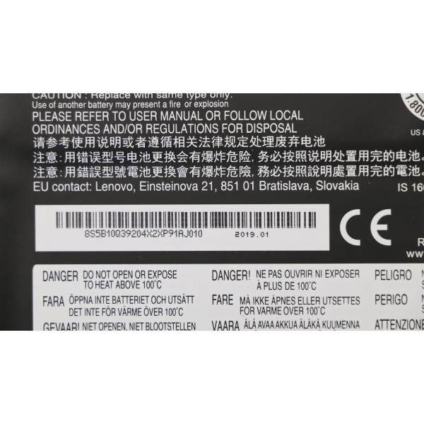 Bateire Laptop, Lenovo, L15M3PB0, L15L3PB0, L15C3PB1, L15L2PB1, L15C2PB1, L15M2PB1, 5B10M50528, 5B10M49826, 5B10M49824, 5B10M49821, 5B10M50524, 5B10M50525, 11.4V, 4510mAh, 52.5Wh