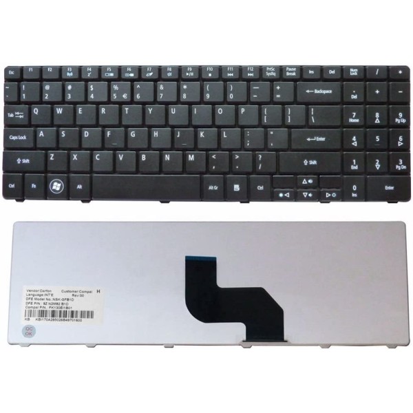 Tastatura Laptop, Acer, eMachines G420, G430, G520, G525, G625, G627, G630, G630G, G640, G640G, G725, G729, layout US