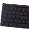Tastatura Laptop, HP, Pavilion 250 G6, 256, 17-G, 17AB, M6-AR, M7-N, iluminata, rosie, layout US