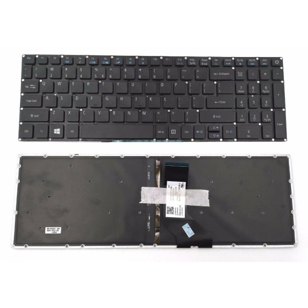 Tastatura Laptop, Acer, Aspire 7 A717-71G, A717-72G, A715-71G, A715-72G, iluminata, fara rama, US