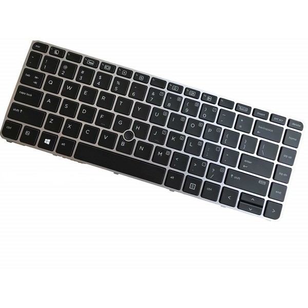 Tastatura Laptop HP EliteBook 820 G3 iluminata cu mouse pointer