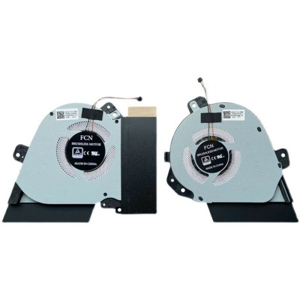 Set coolere Laptop Gaming, Asus, ROG Zephyrus M GU502D, GU502DU, 13NR03V0T02011, 13NR0210AM0901, DFS5K12115491P-FM6D, 6033B0079901 0A, DFS5K12304363C-FM6F, 6033B0080401 0A, 5V, 0.5A